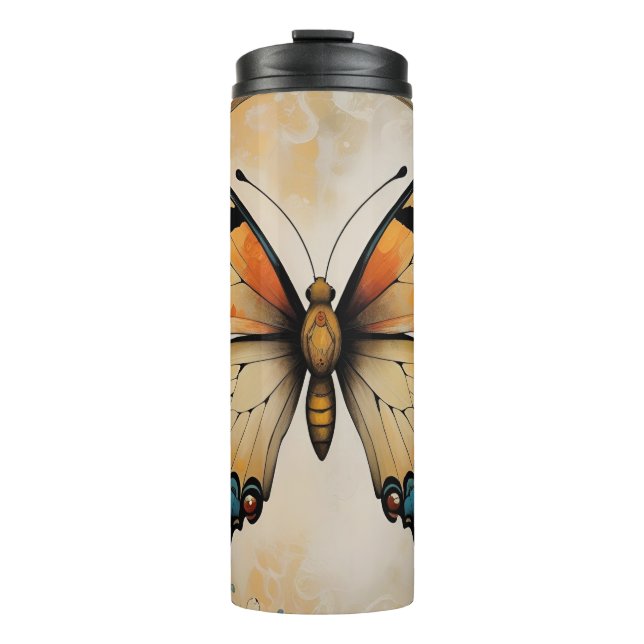 Bouteilles Isothermes Art Deco Butterfly Tumbler (Devant)