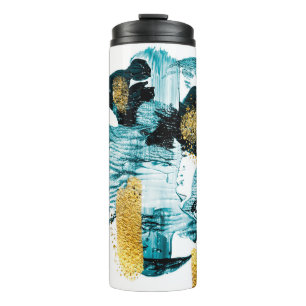 Bouteilles Isothermes Art et Or. Couleur tendance avec peinture dorée et