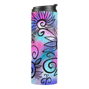 Bouteilles Isothermes Art floral amusant