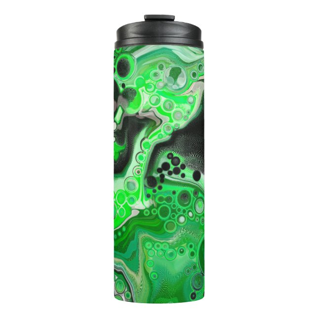 Bouteilles Isothermes Art Marbre Vert Digital Fluid Art Fancy (Devant)
