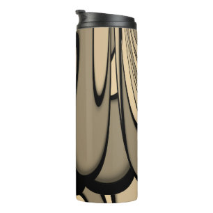 Bouteilles Isothermes Art Moderne Fondre des teintes Brown