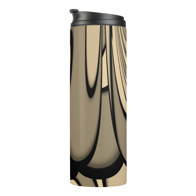Bouteilles Isothermes Art Moderne Fondre des teintes Brown (Tourné sur la droite)