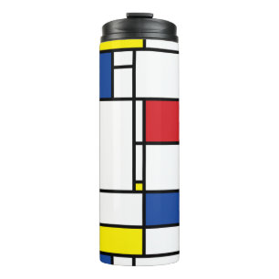 Bouteilles Isothermes Art Moderne Géométrique Minimaliste De Stijl Mondr
