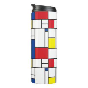 Bouteilles Isothermes Art Moderne Géométrique Minimaliste De Stijl Mondr