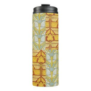 Bouteilles Isothermes Art Nouveau vintage de la nature en grille