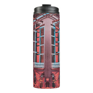 Bouteilles Isothermes Art numérique de reflet de fenêtres bleu rouge Cop
