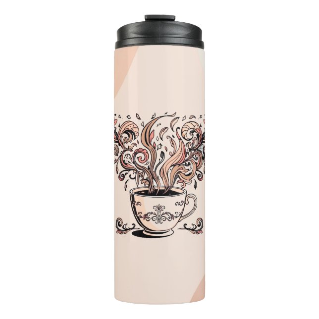 Bouteilles Isothermes Artistic Boho Botanical Coffee Cup Travel Mug (Devant)