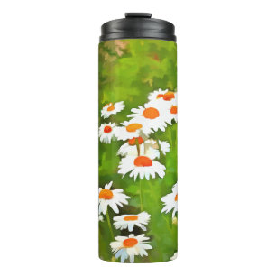 Bouteilles Isothermes Artistic Bright and Colorful White Garden Daisies