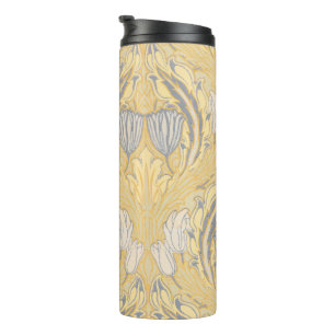 Bouteilles Isothermes Arts and Crafts Walter Crane Bleu Tulipes Blanches