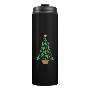 Bouteilles Isothermes Arts Martiaux Féminins - Sapin de Noël Karaté pour
