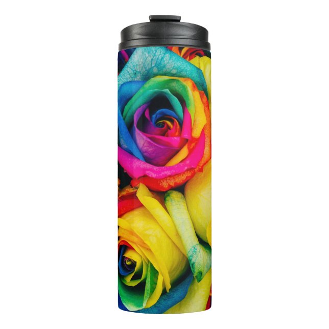 Bouteilles Isothermes Assorted-color petaled flowers (Devant)