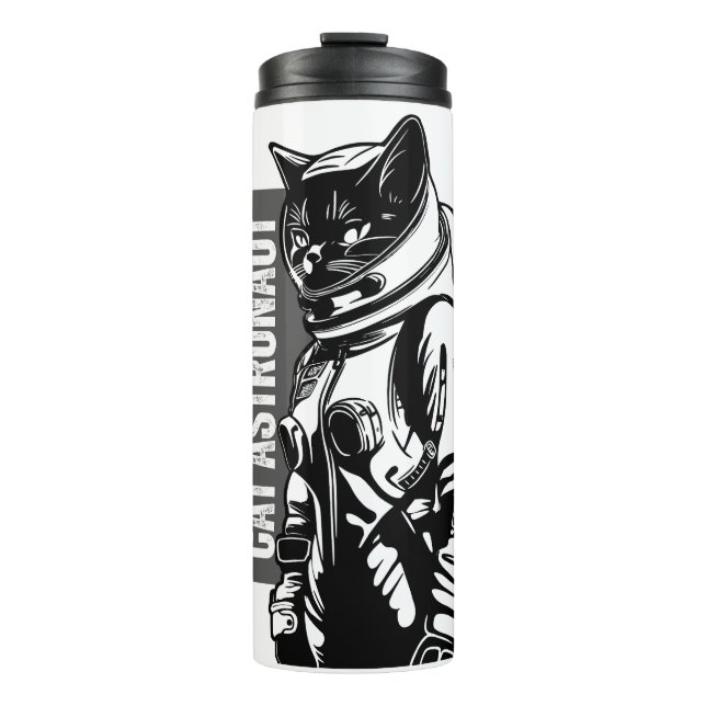 Bouteilles Isothermes Astronaute Chat  (Devant)