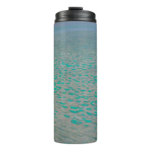 Bouteilles Isothermes Attersee, peinture de paysage côtier, Gustav Klimt