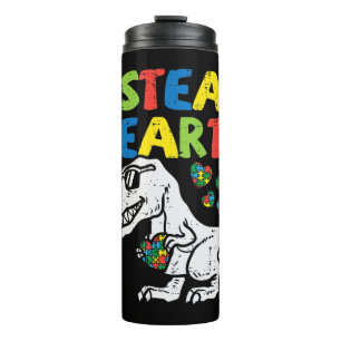Bouteilles Isothermes Attrapez ce mignon I Steal Hearts Trex Dinosaur T-
