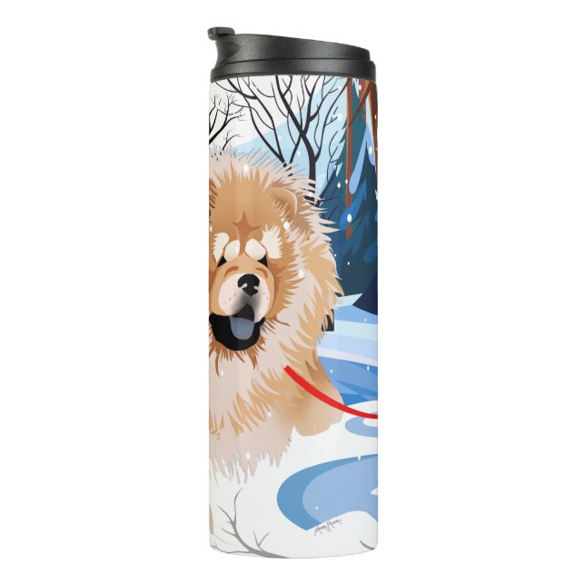 Bouteilles Isothermes AU-DESSUS DE LA RIVIÈRE Red Chow (Tourné sur la droite)