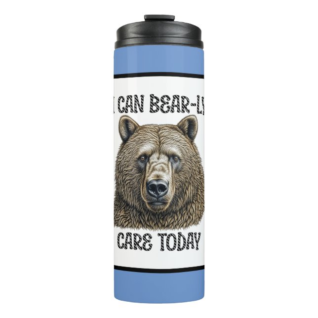 Bouteilles Isothermes Aujourd'Hui, Je Peux M'Occuper De L'Ours | Jeu d'o (Devant)