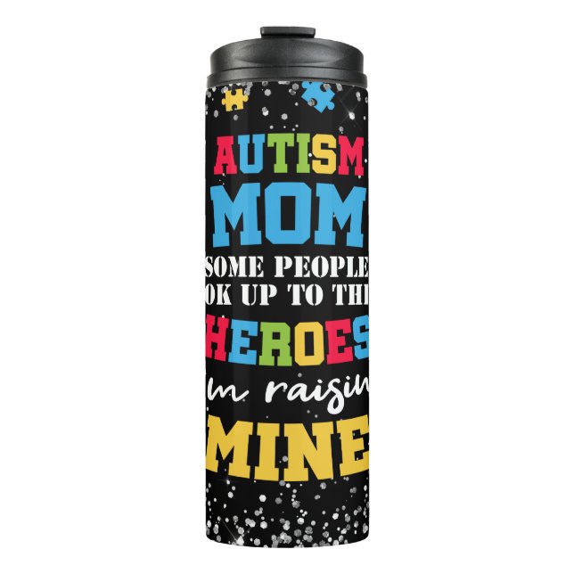Bouteilles Isothermes Autism Mom Spectrum Hero (Devant)
