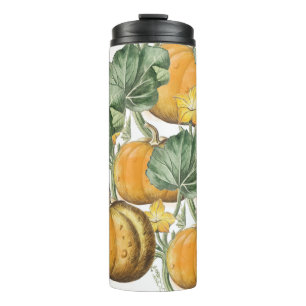 Bouteilles Isothermes Automne Vintage Citrouilles