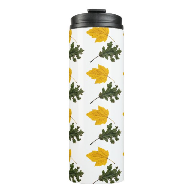 Bouteilles Isothermes Autumn Symmetry Leaf Pattern (Devant)