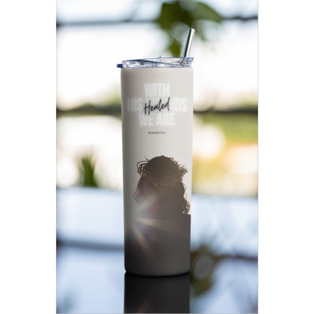 Bouteilles Isothermes AVEC SES BLESSURES, NOUS SOMMES Tumbler Thermal Gu (Créateur téléchargé)