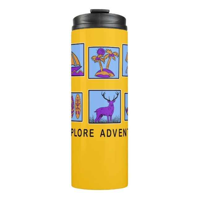 Bouteilles Isothermes aventure (Devant)