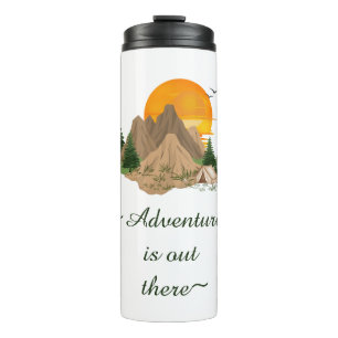 Bouteilles Isothermes Aventure de montagne minimaliste