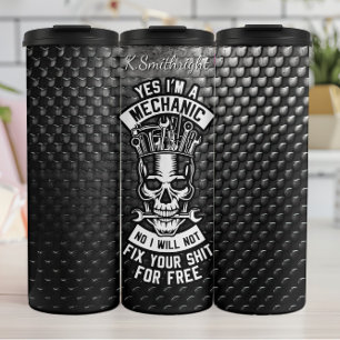 Bouteilles Isothermes Avertissement de correction automatique sans crâne