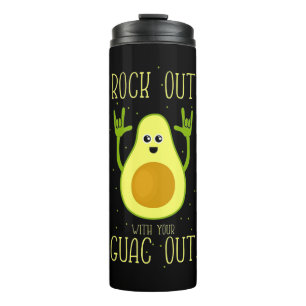 Bouteilles Isothermes Avocado Rock Out Avec Votre Guac Out