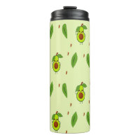 Avocat Cute kawaii vert