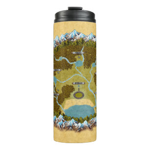 Bouteilles Isothermes Azhidar Zher (carte) Paruline thermique