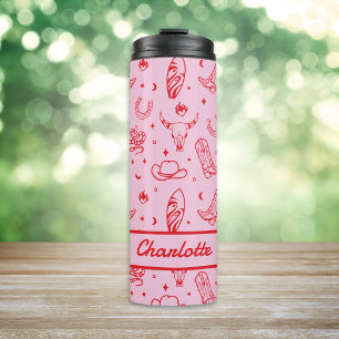 Bouteilles Isothermes Bachelorette Party Coastal Cowgirl sur mesure