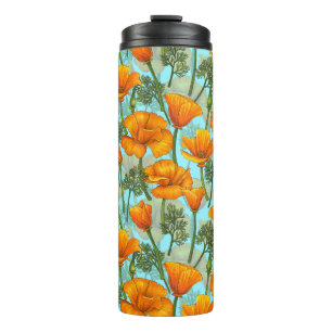 Bouteilles Isothermes Bacteuse thermique à pavot de Californie