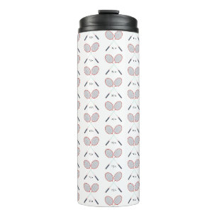 Bouteilles Isothermes Badminton personnalisé Monogramme acier inoxydable
