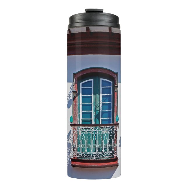 Bouteilles Isothermes Balcons sur la façade en Diamantina, Minas Gerais, (Devant)