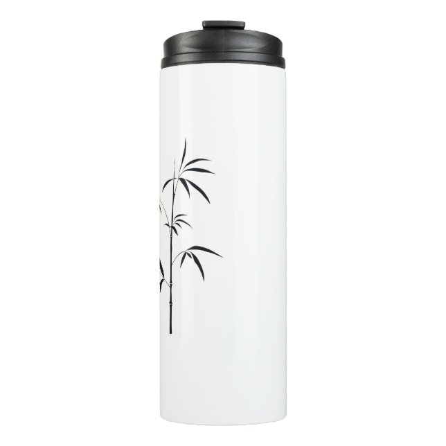 Bouteilles Isothermes Bambou Japonais Minimaliste (Devant)