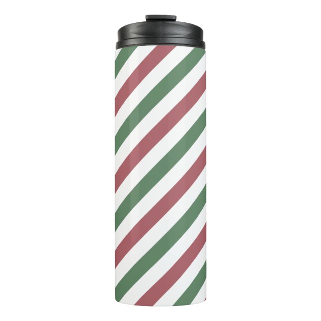 Bouteilles Isothermes Bandes de Noël personnalisables (Devant)