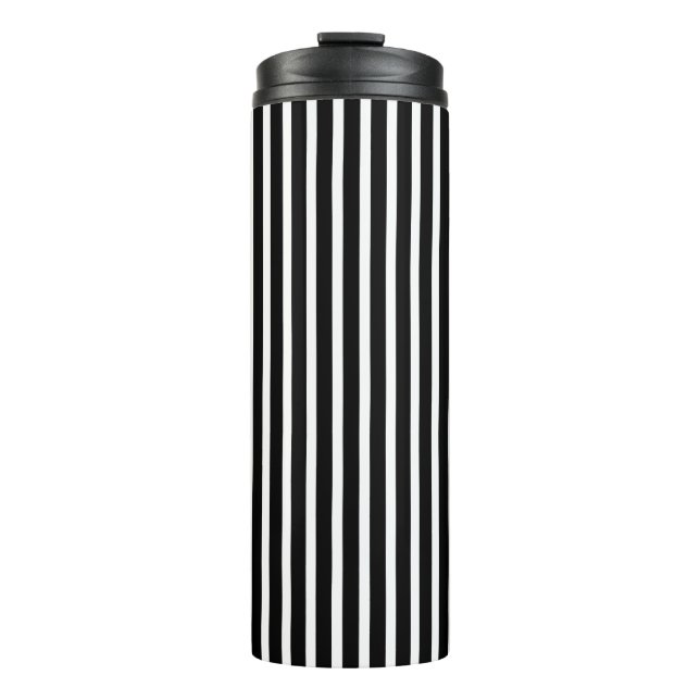 Bouteilles Isothermes Bandes verticales en noir et blanc (Devant)