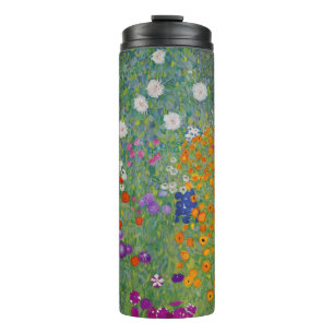 Bouteilles Isothermes Bauerngarten, Peinture à l'huile, Gustav Klimt