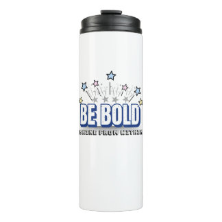 Bouteilles Isothermes BE BOLD - Bleu motivationniste