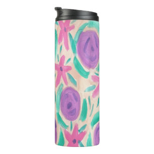 Bouteilles Isothermes Beachy Boho Aquarelle à imprimer Tumbler