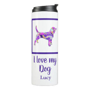 Bouteilles Isothermes Beagle Hound Chien Cute Silhouette PPY&B