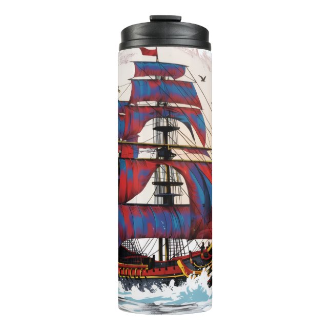 Bouteilles Isothermes Beau bateau DigitalArt (Devant)
