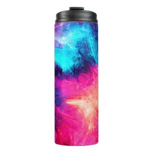 Bouteilles Isothermes Beau motif futuriste multicolore froid. Abst