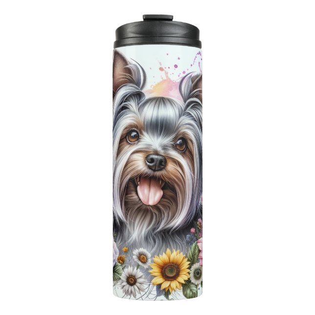 Bouteilles Isothermes Beau Yorkshire Terrier Chien (Devant)