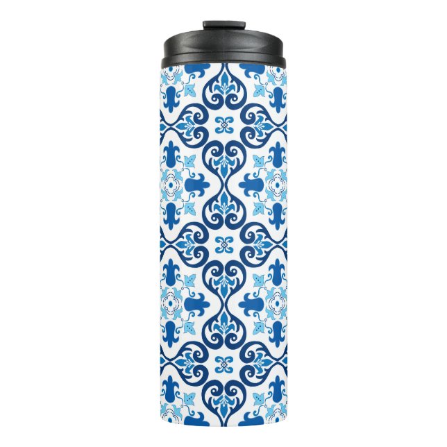 Bouteilles Isothermes 💙 Beaux Azulejos bleus III  (Devant)