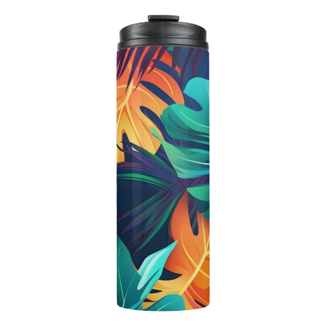 Bouteilles Isothermes Beaux Feuilles tropicaux (Devant)