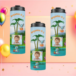 Bouteilles Isothermes Bébé Dino Tumbler thermique pour enfants Cadeau d'