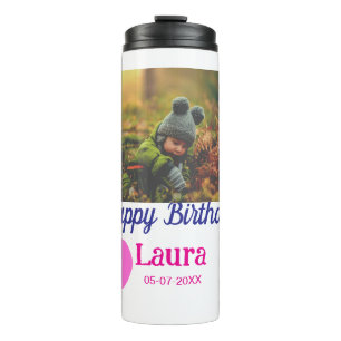 Bouteilles Isothermes Bébé enfants 1er anniversaire ajouter le nom date