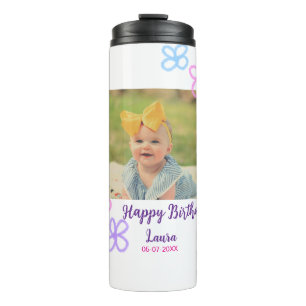 Bouteilles Isothermes Bébé enfants 1er anniversaire ajouter le nom date