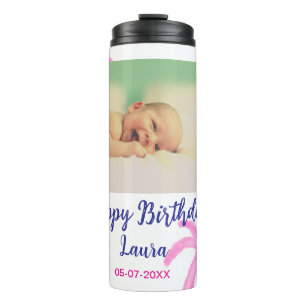 Bouteilles Isothermes Bébé enfants 1er anniversaire ajouter le nom date